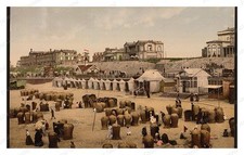 Scheveningen Netherlands Beach Hotels Standard Postcard COPY RPPC picture