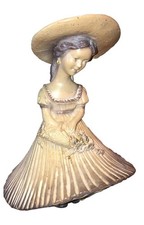 Adorable Vintage 1975 Universal Statuary Southern Bell sculpture Figurine 12” picture