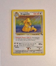LP/LP+ Pokemon Dragonite 4/62 Fossil Holo Rare Unlimited WOTC 1999 picture