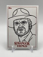 2018 Topps Stranger Things Jim Hopper  Season 1 Sketch Jim Hopper Jamie Richards picture