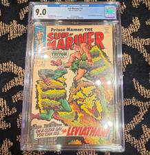 Sub-Mariner #3 CGC 9.0 (1968) Marvel Comics Roy Thomas Gene Colan Namor Rare picture