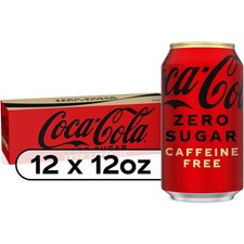 Coca-Cola Zero Sugar Caffeine-Free Fridge Pack Cans 12oz Soda NEW π picture