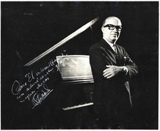 CUBAN LEADING POPULAR COMPOSER, OSVALDO FARRES, SIGNED VINTAGE PHOTO. 8X10 picture