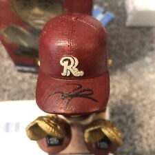 Frisco RoughRiders  Bobblehead Jose Trevino Dual Gold Golves Autographed Yankees picture