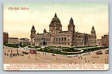 Belfast Ireland City Hall VINTAGE Postcard picture