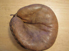 Vintage Dubow Baseball Glove 604 F BRASS BUTTON antique Glove no junk drawer old picture