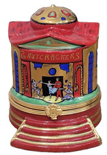 Ateuer De Limoges Musical Nutcracker Ballet Theater Trinket Box France Rare picture