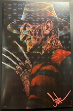 SURTUR signed Freddy - 3D Foil - Fright Weaver - 1/1 Rare picture