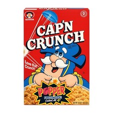 ULTRA RARE 1994 SEALED Quaker Cap’n Crunch Popper Cereal Box 16 Oz picture