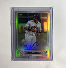 Topps 2022 Chrome Vet Autos Michael Brantley CVA-MB Refractor /499 picture