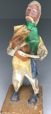 Vintage Hand Made Mexican Folk Art Paper Mache Peasant Figurine 6” Tall #10 picture