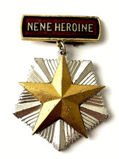 Albania Mother Heroine NENE HEROINE Medal Communist Era 1955 Vintage picture