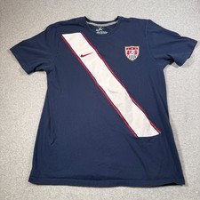 VINTAGE NIKE USA SOCCER TEAM PROMO T SHIRT Number #10 L Sportswear Athletic picture