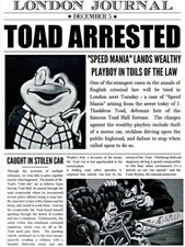 1949 Walt Disney The Adventures Of Ichabod & Mr. Toad Toad Arrested πΈπ¨πΈ picture