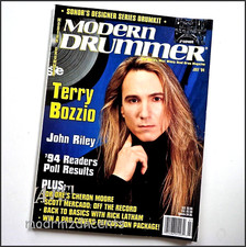 MODERN DRUMMER - July 1994 - TERRY BOZZIO + John Riley & Rick Latham picture