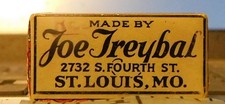 VINTAGE Joe Treybal PAIR Playing DICE ORIGINAL Pack Joe Treybal St. Louis Mo. picture