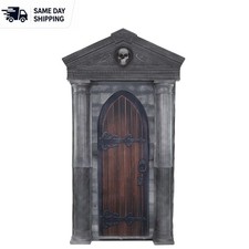 Spine-Chilling 6.7-Ft Motion-Activated Mausoleum - LED Light & Voice Effects picture