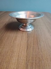 Vintage Colonial Pewter by Boardman Footed Bowl Pedestal Compote Dish No. 12 picture