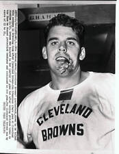 Otto Graham With Bloody and Injured Jaw - Otto Graham, Clevela - 1953 Old Photo picture