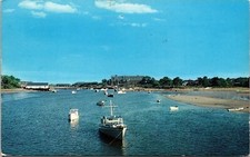 York River Marshall House York Maine Postcard PM Sanford ME Cancel WOB Note VTG picture