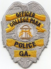 COLLEGE PARK GEORGIA small POLICE PATCH picture
