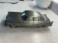 Vintage 1974 Banthrico 1955 Chrysler Imperial Sedan Metal Car Bank Matte Pewter picture