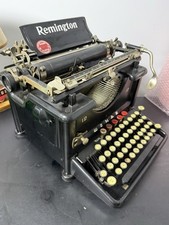 Vintage Remington Standard No. 12 Typewriter – Black – Working – Repair picture
