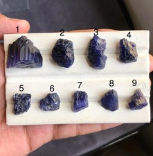 Natural Dark Blue Tanzanite Rough, Raw Crystal from Tanzania, Gemstone Specimen picture