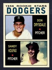 Don Drysdale & Sandy Koufax '56 Brooklyn Dodgers rookie stars Pastime series #6 picture