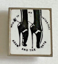HTF 1979 Adam & the Ants WHIP IN MY VALISE (oh) Enamel Metal Pin Post-Punk Badge picture