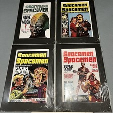Lot of 4 NEW PS Artbooks Spacemen Reprint Facsimiles w Framed Artprints picture