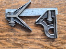 Vintage Starrett (The L.S.S. Co.) Combination Square w/Center Head/4