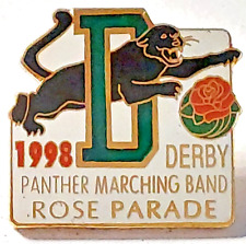 Rose Parade 1998 DERBY PANTHER MARCHING BAND Lapel Pin (082423) picture