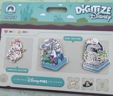 2026 WDW Digitize Disney Magic Kingdom Chip Dale Small World Pirates 3 Pin Set picture