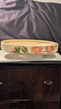 BEAUTIFUL, GLADDING McBEAN CATALINA W/ A FLORAL MOTIF. POLYNESIAN ART WARE BOWL picture