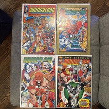 Youngblood #1 (1992) Key 1st Image Comic Rob Liefeld VF/NM lot of 4 comic books picture