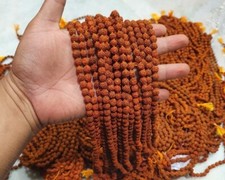 Natural 5 Mukhi Rudraksha Mala 7 mm energized picture