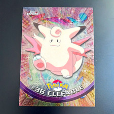 Topps Topps Chrome Pokémon 1999 Clefable #36 Holographic Non-Sport Card picture