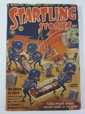 Startling Stories #5 Sept. 1939 GD 1st Schomburg Pulp Cover picture