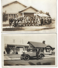 2 Original St Johns Evangelical Reform Congregation Los Angeles 1929 Ford Photos picture