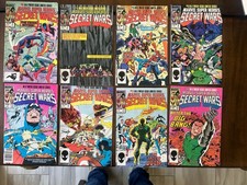 Vintage 1984 Marvel Comics Super Heroes Secret Wars Issues Lot 3-6,9,11,12 picture