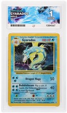 Pokémon TCG Gyarados 6/102 Base Set Holo Vintage 1999 WOTC Ace 1 picture