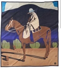 Pendleton Artist Collection HORSE Wool Blanket Logan Maxwell Hagege Rare Limited picture