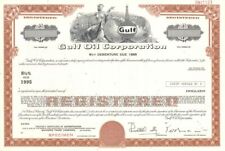 Gulf Oil Corp. - 1971 dated Specimen Bond - Specimen Stocks & Bonds picture