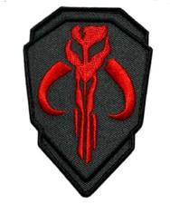 Mandalorian Skull Shield Patch [Hook Fastener - MS4] picture