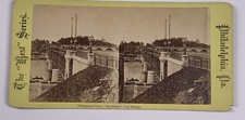 Stereoview Photo Fairmount Park Gerard Ave Bridge Philadelphia PA WF Parker picture