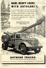 1947 AUTOCAR TRUCK AD picture