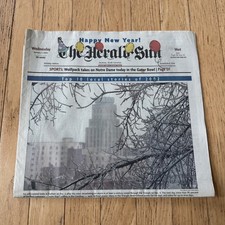 The Herald Sun January 1 2003 Newspaper New Year Ice Storm John Edwards Prez Run picture