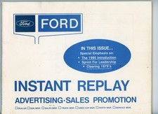 Ford, Instant Replay, Dealership, 1979, 1980, Advertising Sales Promotions, Book picture