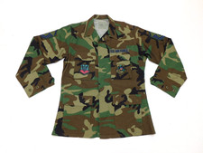 US Air Force BDU Woodland Combat Coat Medium R Twill 442nd Fighter Command 1999 picture